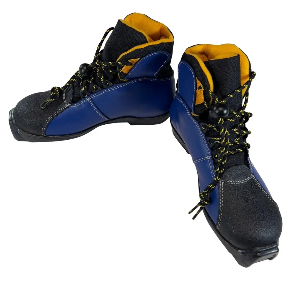 Salomon Igloo SNS Cross Country Ski Boots Blue Size 3‎ EU 35 NNN Style New